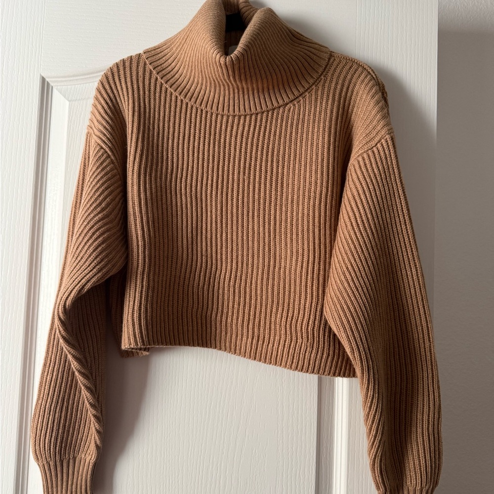 Aritzia Babaton Women's oversized M Tan Sweater - Picture 4 of 7